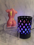 Women’s body mold w/ gold